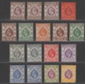 Click for more photos and details Hong Kong 1903-21 KEVII-KGV Selection to 30c Mostly Mint
