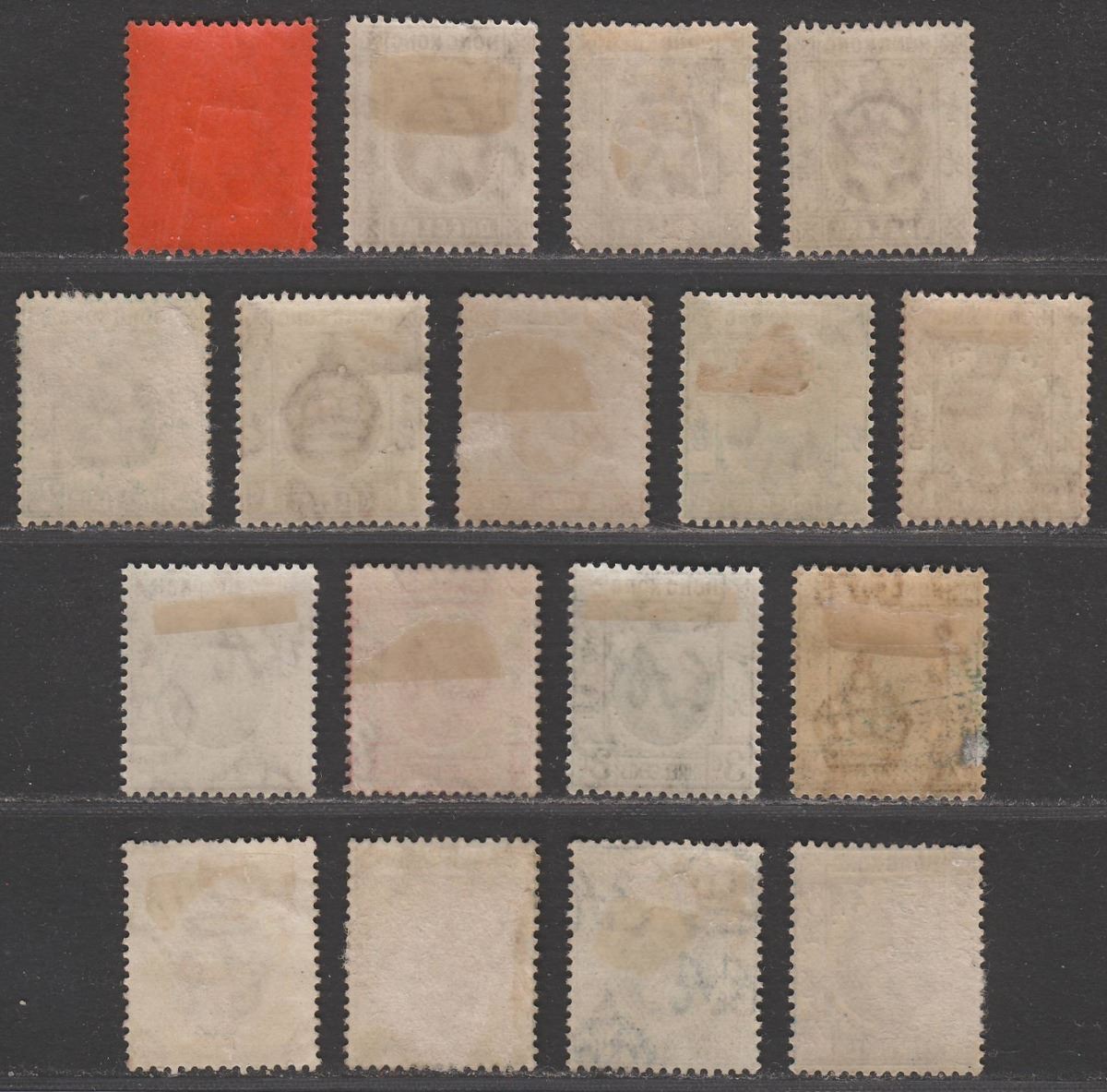 Hong Kong 1903-21 KEVII-KGV Selection to 30c Mostly Mint