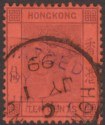 Click for more photos and details Hong Kong 1899 QV 10c Used with Forwarded By F BLACKHEAD & Co Cachet