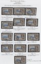 Click for more photos and details Hong Kong 1935 KGV Silver Jubilee 3c Selection with Minor Varieties Used SG133