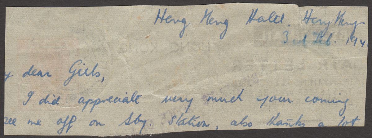 Hong Kong 1948 KGVI 40c Airmail Postal Stationery Piece Used