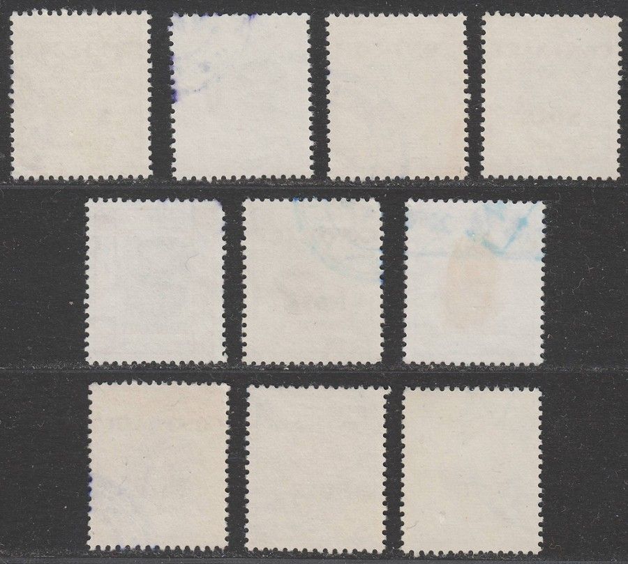 Hong Kong 1972 QEII Revenue Contract Note Overprint Selection to $50 Used