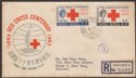 Hong Kong 1963 QEII Red Cross Centenary Registered Illustrated First Day Cover