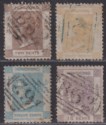 Hong Kong 1862 QV Unwatermarked Selection to 18c Used SG1a-4