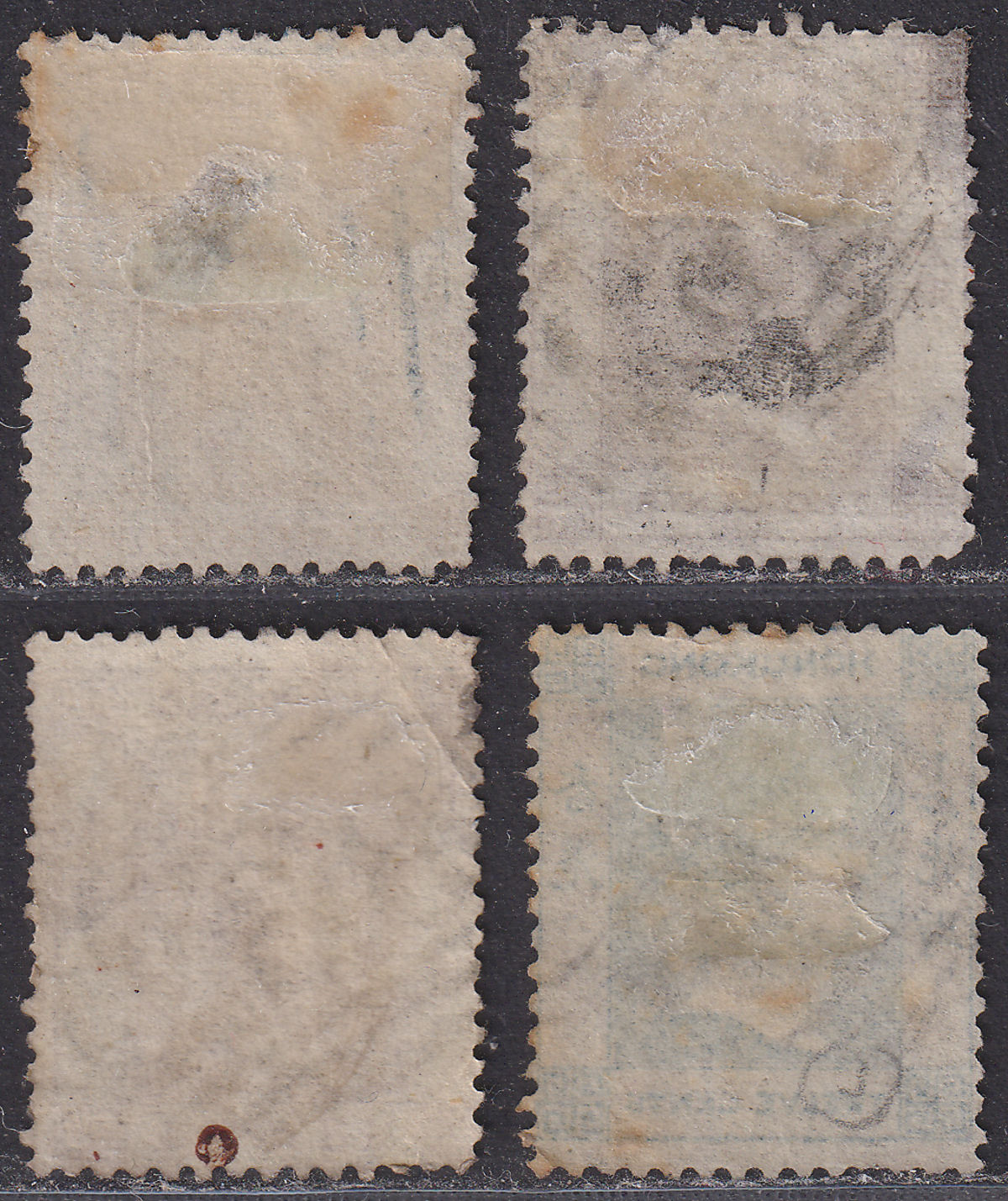 Hong Kong 1862 QV Unwatermarked Selection to 18c Used SG1a-4