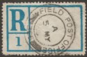 Click for more photos and details Hong Kong? 1946? Registration Label Used with FPO 366 Postmark