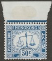 Hong Kong 1969 QEII Postage Due 50c Blue Mint SG D17a