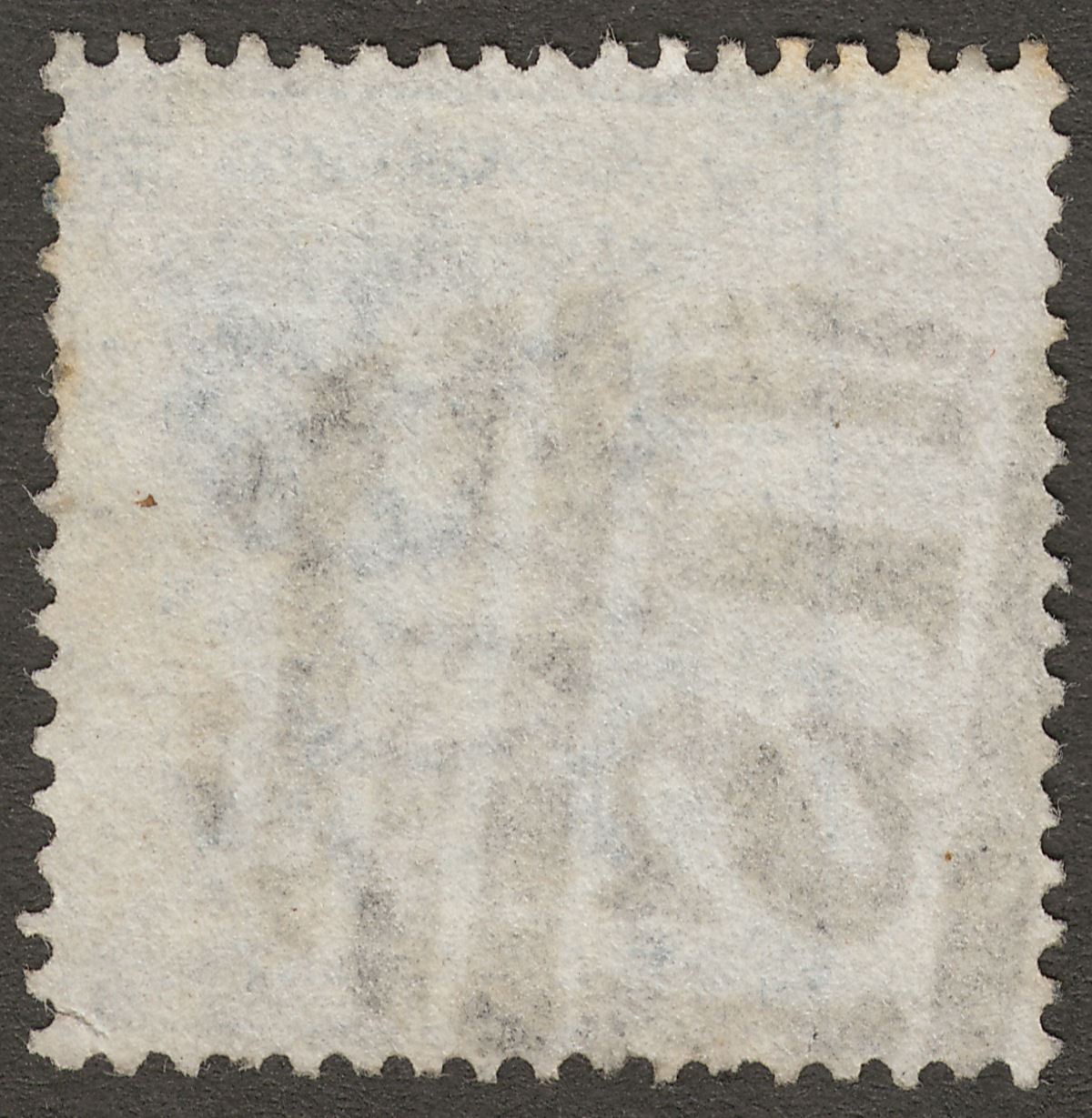 Hong Kong 1865 QV 12c Blue Used Shanghai with Black S1 postmark SG Z776