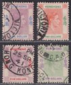 Hong Kong 1938-52 King George VI $1, $2, $5, $10 Used
