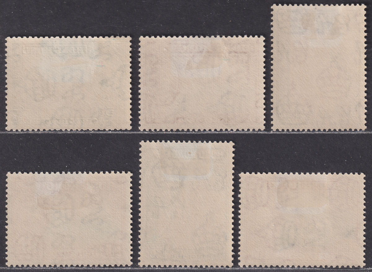 Hong Kong 1941 KGVI Centenary British Occupation Set Mint SG163-168 cat £90