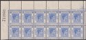 Click for more photos and details Hong Kong 1938 KGVI 25c Blue Plate 1 Requisition Z Block of 12 Mint SG149