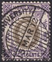 Click for more photos and details Hong Kong 1912 KEVII 8c Slate and Violet Used with University Postmark SG80