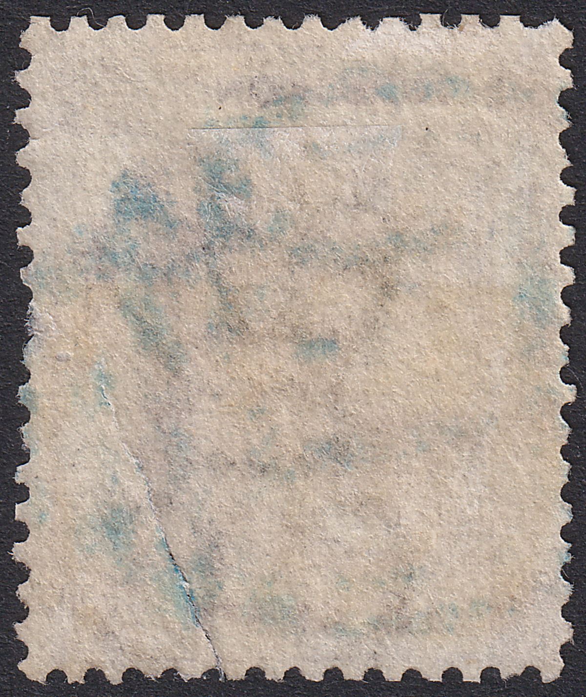 Hong Kong 1876 QV 16c on 18c Used F1 Blue Postmark Foochow SG Z325 c£325 TORN