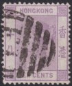 Click for more photos and details Hong Kong 1880 QV 10c Mauve Used F1 Postmark Foochow SG Z335 cat £50