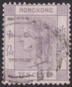 Hong Kong 1882 QV 10c Dull Mauve Used F1 Postmark Foochow SG Z340 cat £50