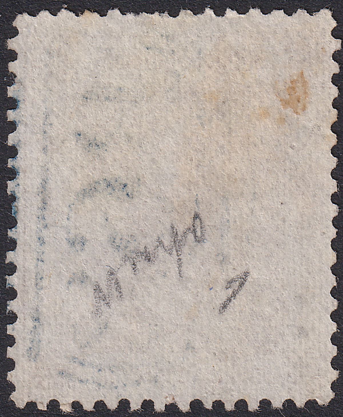 Hong Kong 1862 QV 2c Brown Used SG1 cat £120 with Blue B62 Postmark