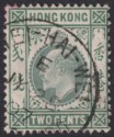 Click for more photos and details Hong Kong 1907 KEVII 2c Used WEI-HAI-WEI / PORT EDWARD Postmark China SG Z1141