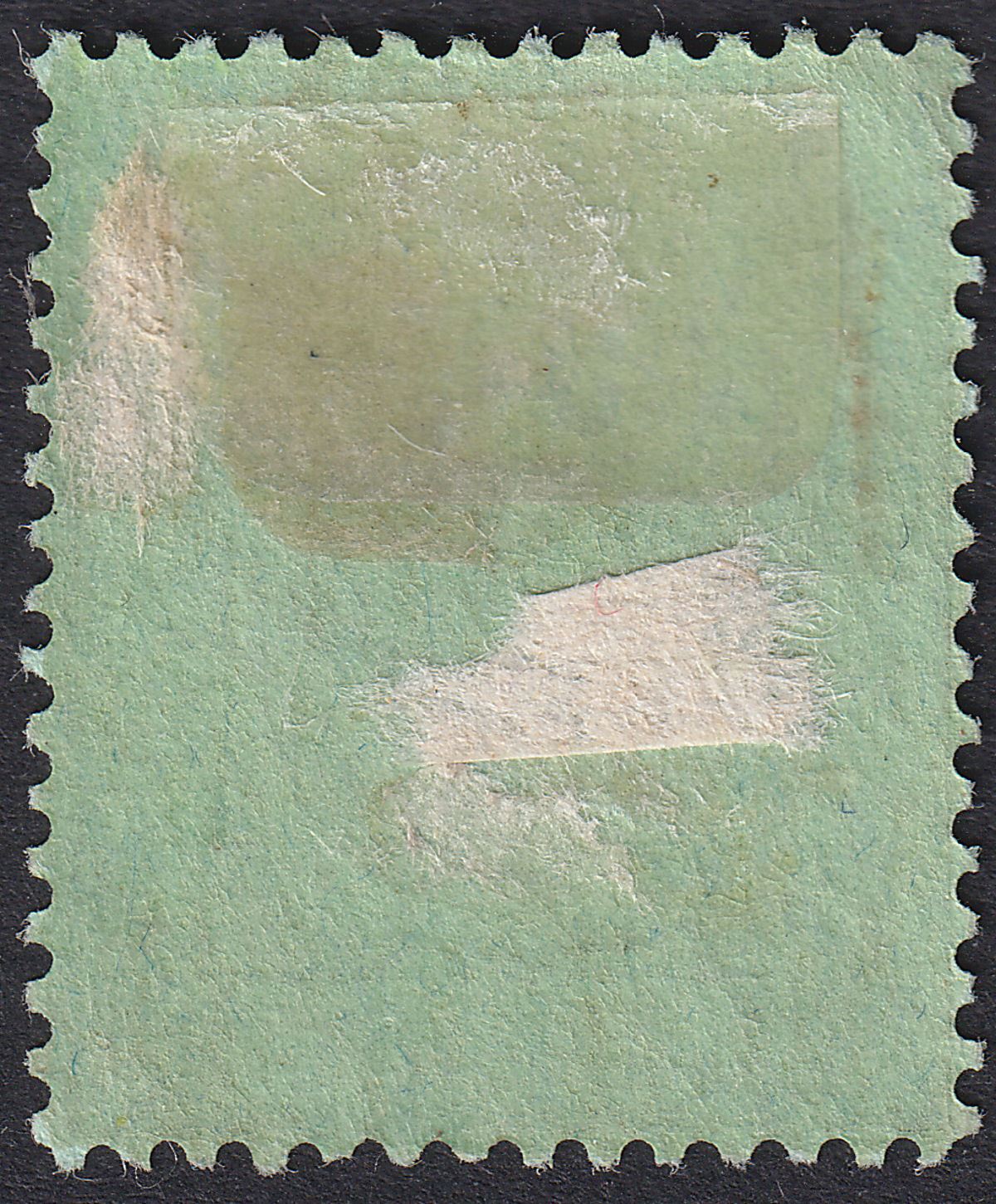 Hong Kong 1919 KGV China Overprint 50c Black on Emerald Mint SG12b ADHESION