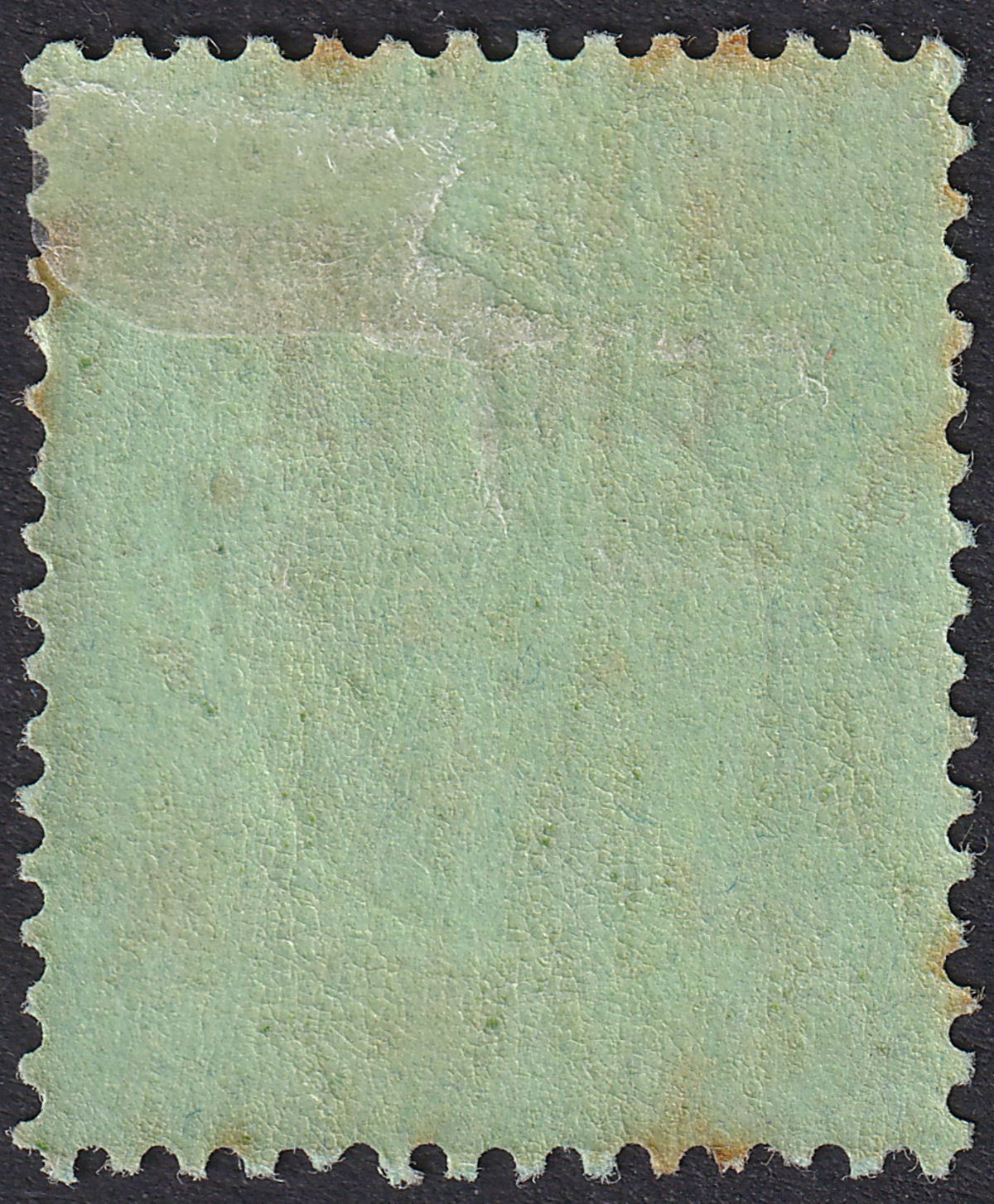 Hong Kong 1919 KGV China Overprint 50c Black on Emerald Mint SG12b w toned perfs