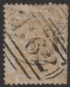 Click for more photos and details Hong Kong 1863 QV 8c Used SG Z766 cat £200 SHANGHAE and B62 postmarks in black