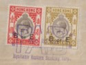 Click for more photos and details Hong Kong 1928 KGV Revenue BofE $1 + 10c Used Wilcox-Hayes Bank Bill of Exchange
