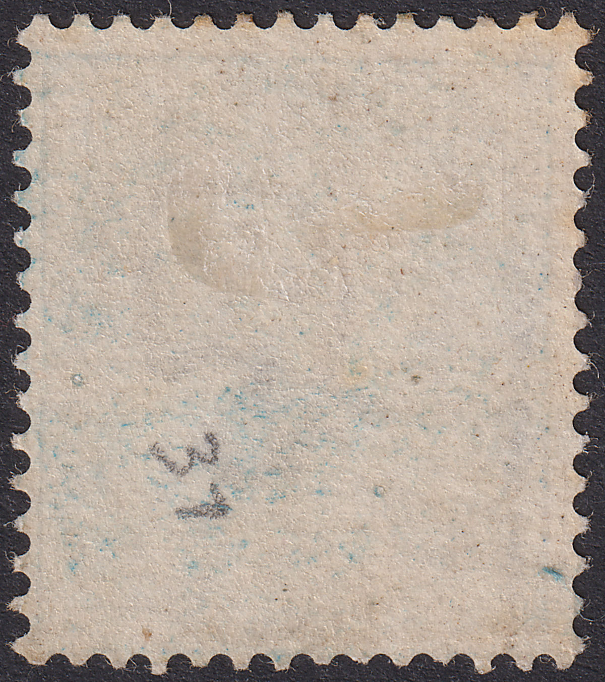 India 1873 QV ½a Deep Blue Die II Mint SG75 cat £16