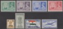 Click for more photos and details India 1946-47 KGVI Victory Set / Independence Set Mint