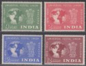 Click for more photos and details India 1949 75th Anniversary of UPU Set Mint SG325-328 cat £28