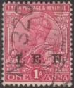 Click for more photos and details India 1917 KGV Expeditionary Forces IEF 1a Used FPO No 320 Postmark Tanganyika