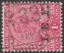 India 1917 KGV Expeditionary Forces IEF 1a Used FPO No 337 Postmark Tanganyika