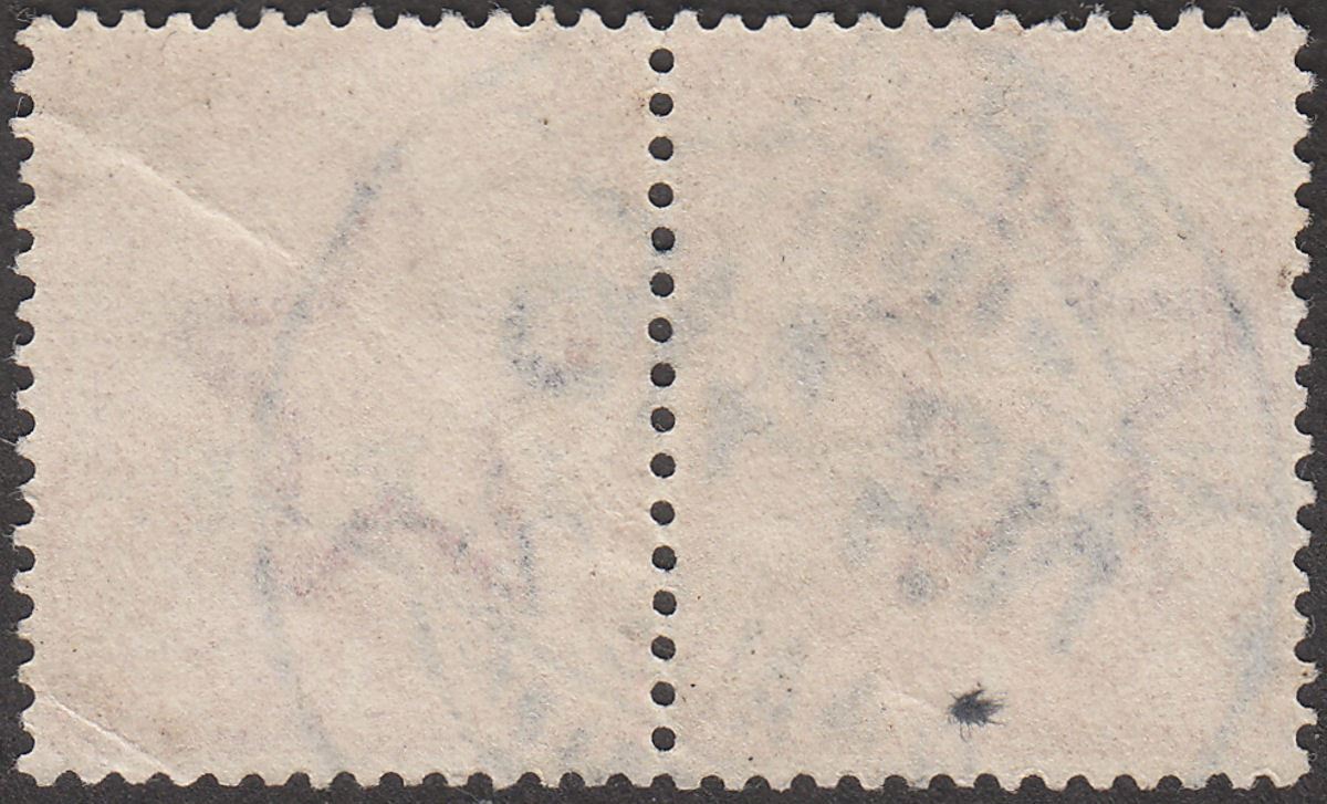 India 1921 KGV Expeditionary Forces IEF 1a Pair Used FPO No 415 Postmark Turkey
