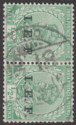 India 1916 KGV Expeditionary Forces IEF ½a Pair Used FPO No 18 Postmark France