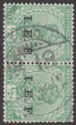 Click for more photos and details India 1916 KGV Expeditionary Forces IEF ½a Pair Used FPO No 18 Postmark France