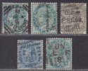 Click for more photos and details India 1873-82 QV Commercial Overprint Used Bombay Gazette, ON LFS, BES Press