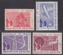 Click for more photos and details India 1950 Inauguaration of Republic Set Mint SG329-332 cat £38