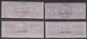 Click for more photos and details India 1866 QV Revenue Special Adhesive SPECIMEN Unissued 40r 50r 100r 200r Vals