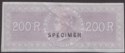 Click for more photos and details India 1866 QV Revenue Special Adhesive SPECIMEN Unissued 200r Imperforate