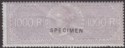 Click for more photos and details India 1866 QV Revenue Special Adhesive SPECIMEN Unissued 1000r Perforated