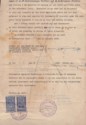 Click for more photos and details India 1952 Revenue Notarial 1r8 Surcharge on 2r + 1r Used Part Notary Document