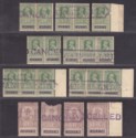 Click for more photos and details India 1923 KGV Revenue Insurance CANCELLED 2a - 10r - heavily toned