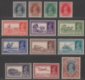 Click for more photos and details India 1937 King George VI Set to 1r Mint SG247-259