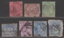 Click for more photos and details India used Iraq QV-KEVII Selection Used with BUSRAH Postmarks