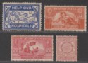 Click for more photos and details India Help Our Hospitals / Healthy India Charity Stamps / 1a Revenue Mint / Used
