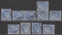 Click for more photos and details India Used Bandar Abbas 1902 KEVII 2a6p Selection w BANDAR-ABAS Postmarks SG Z76