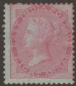Click for more photos and details India 1855 QV 8a Carmine on Blue Paper Unused SG36 with Faults cat £1100 as mint