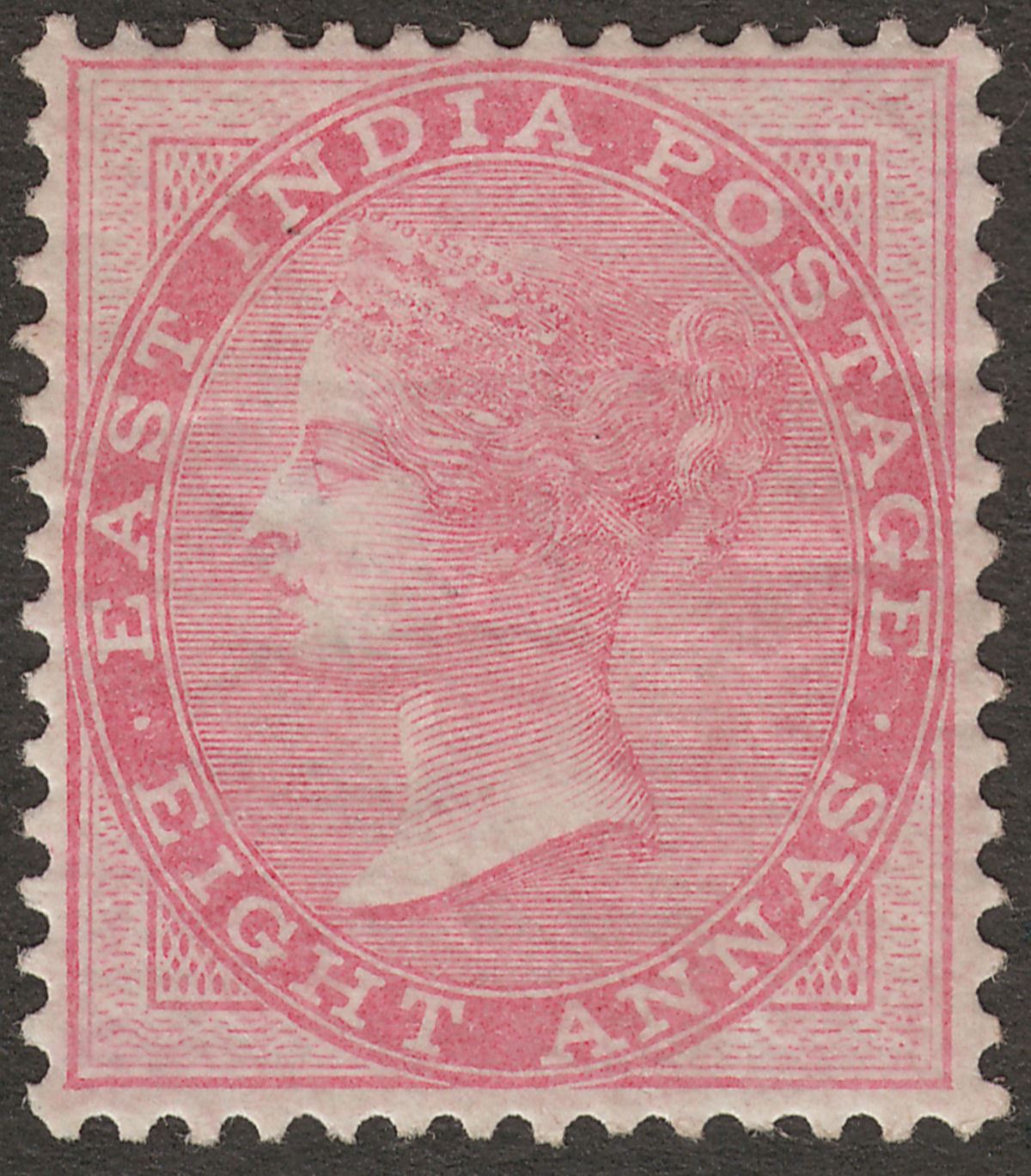 India 1868 Queen Victoria 8a Pale Rose Die II Mint SG74 cat £70