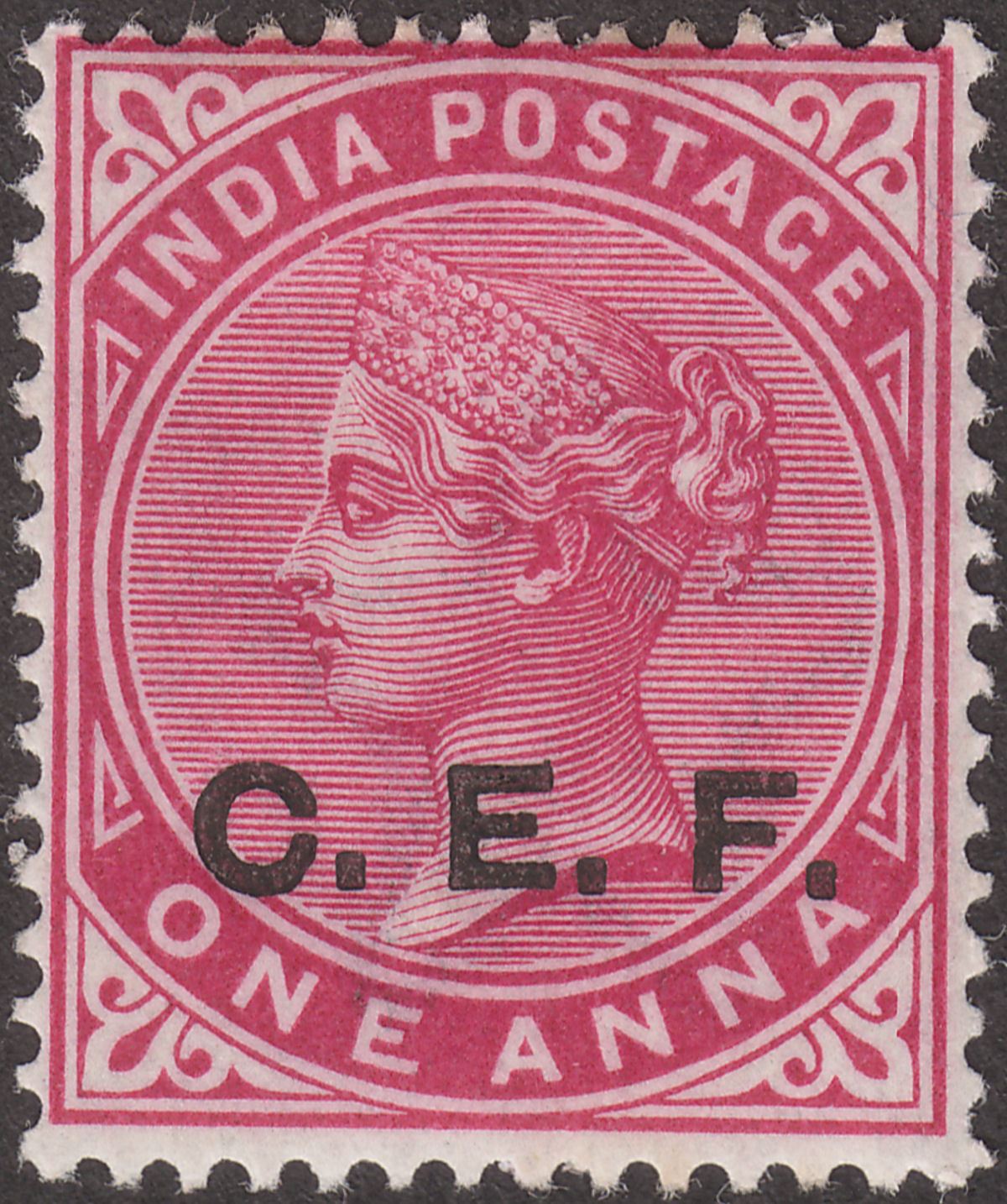 India 1900 QV China Expeditionary Force CEF Overprint 1a Mint SG C11 c £50 tones