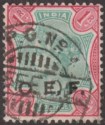 Click for more photos and details India 1900 QV China Expeditionary Force CEF Opt 1r Used SG C10 FPO No 4 Postmark