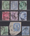 Click for more photos and details India used Bushire 1892-1913 QV-KGV Selection Used with BUSHIRE Postmarks