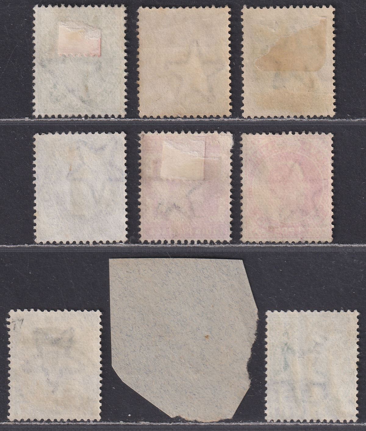 India used Bushire 1892-1913 QV-KGV Selection Used with BUSHIRE Postmarks
